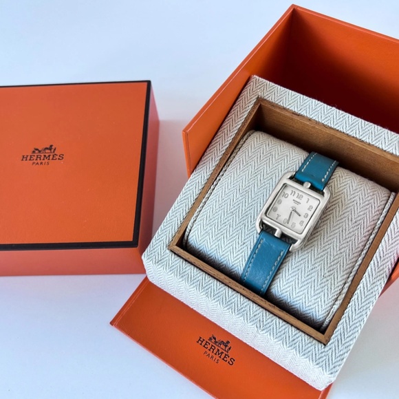 Hermès Cape Cod PM Petite Modèle 925 Sterling Silver CC.1250 Women's Wrist Watch - Picture 5 of 9